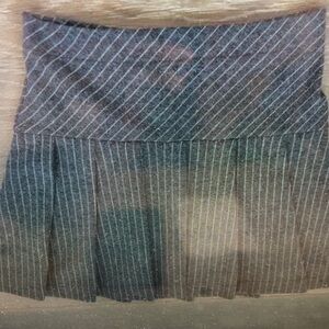 Striped Gray Kids Skirt